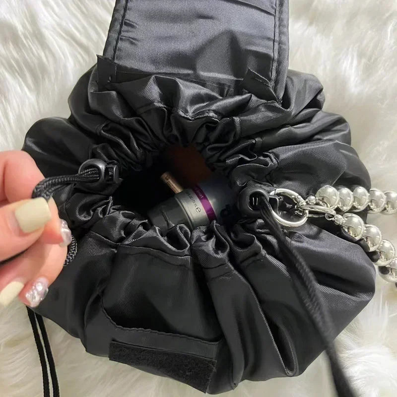 Trousse de Maquillage à Cordon - L'Ultime Solution de Rangement Beauté